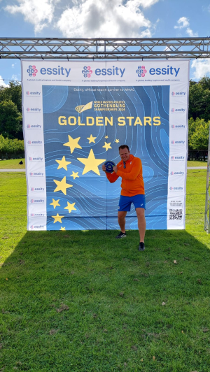 Niels 7e bij WK Masters Atletiek