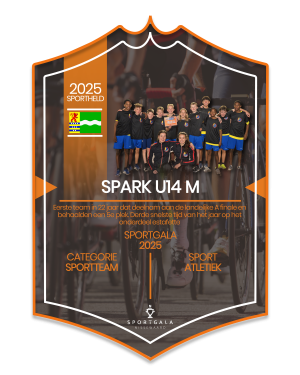 Nominatie Sportgala 2025 Team U14M